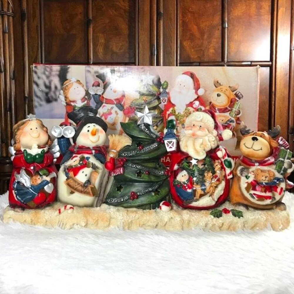 Kirkland's Festive Characters Lighted Mantle Light